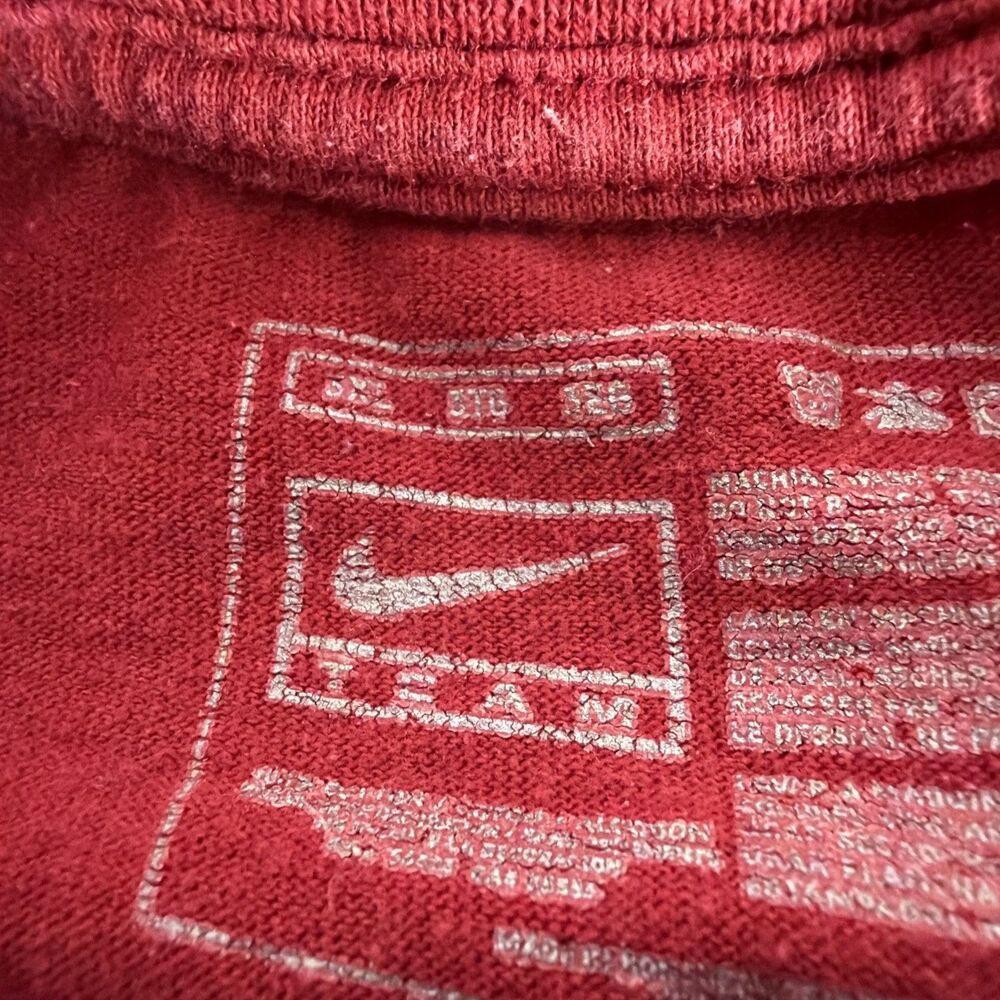 Vintage Nike Alabama Crimson Tide Roll Tide Football T-Shirt Red XXL - Picture 3 of 5